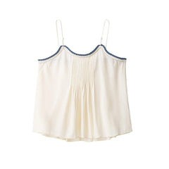 Cyflymder  Women's Sleeveless Backless Fashion Short Top Solid Bow Lace-Up Decoration Slim Fit Casual Summer Top
