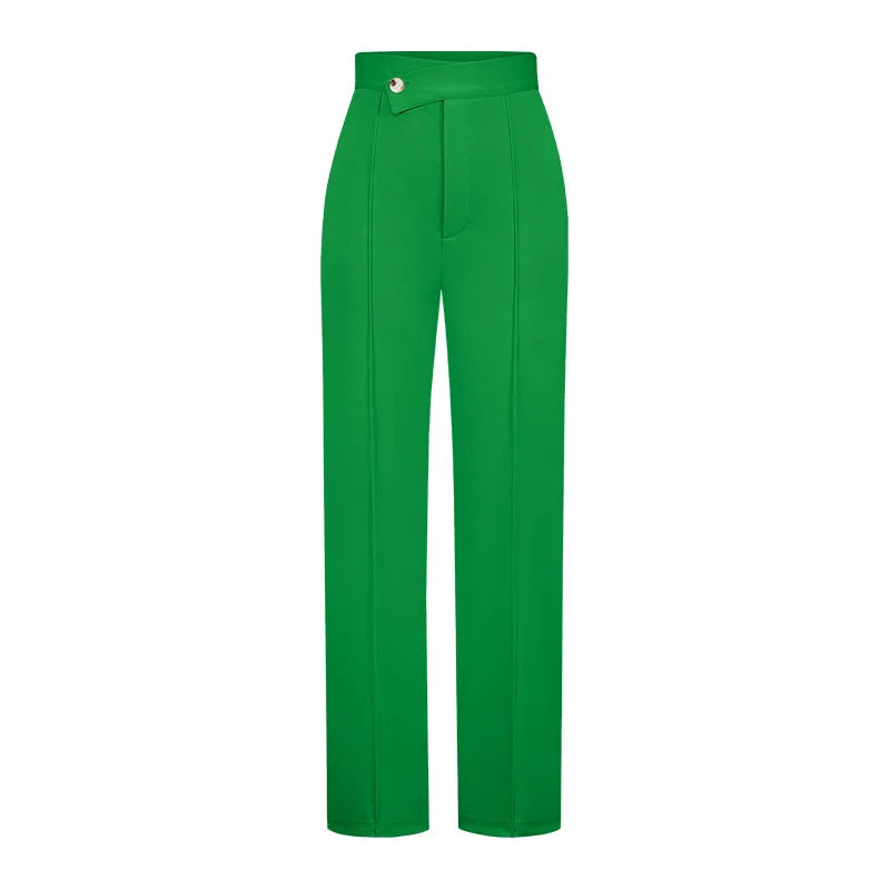 Cyflymder  Latest Fall Women's Pants Stylish High Waisted Flare Trousers Comfortable Workwear Chic Wide Leg Bottoms Trendy Casual Office