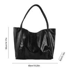 Cyflymder  Fashionable Women s Leather Tote Bag with Spacious Interior for Travel Shopping and Everyday Use - Stylish Shoulder Handbag