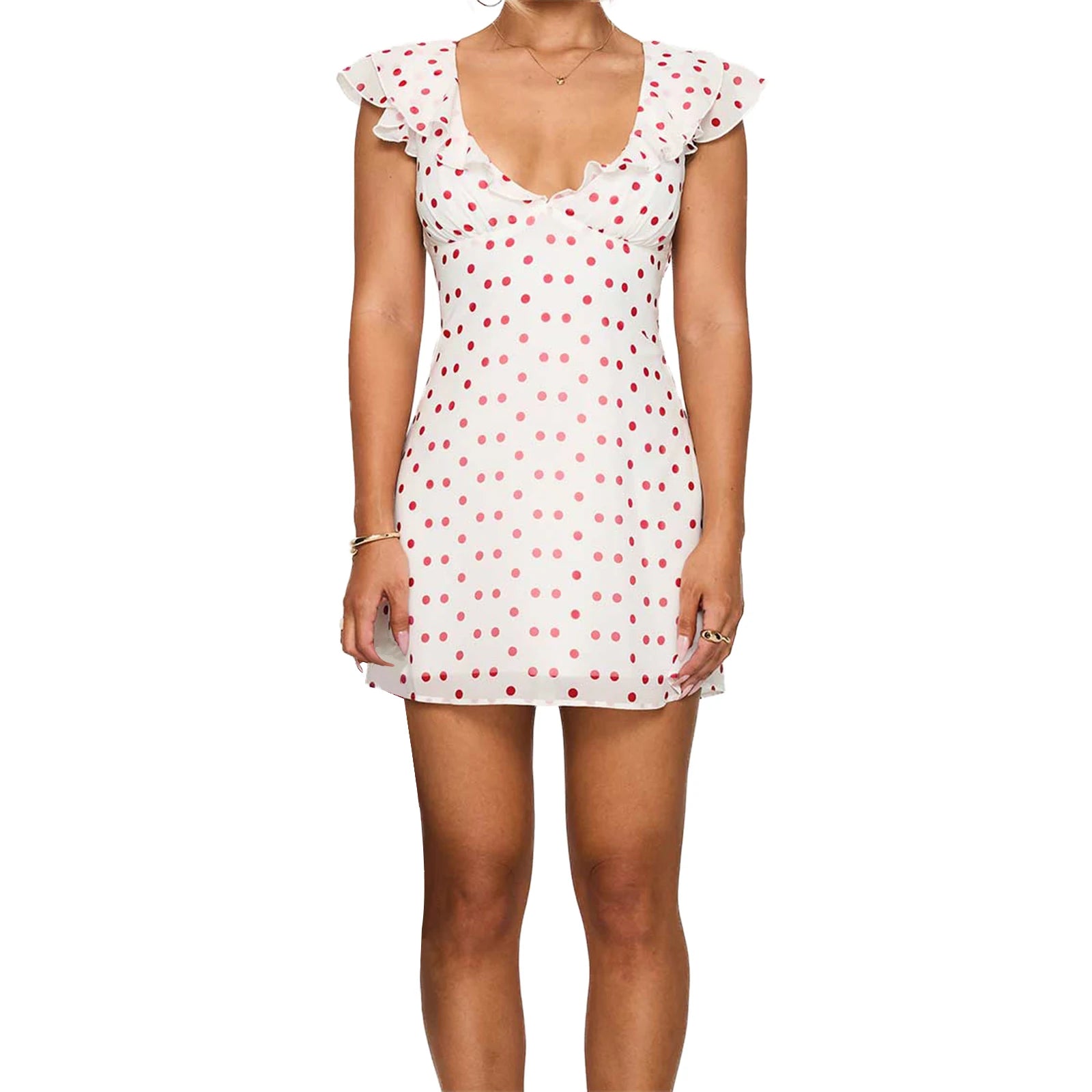 Cyflymder  Elegant Floral Print Sleeveless Midi Dress with V Neckline and A-line Silhouette for Casual Outings and Gatherings