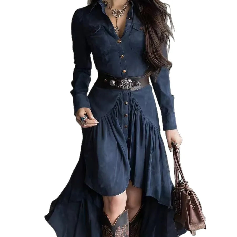 Cyflymder  2026 Spring Autumn Winter Long Sleeve Elegant Midi Dress Women's Clothing Casual Party Work Evening Sheath Office Lady Dresses