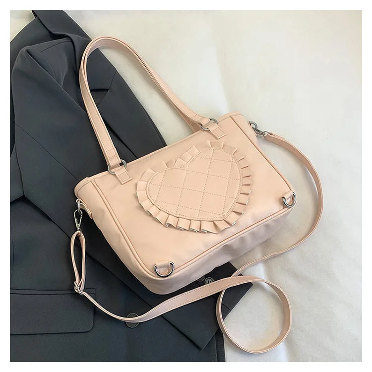 Cyflymder  Korean Y2k Aesthetic Transparent Backpacks Vintage All Match Casual Shoulder Ita Bags Streetwear Women Simple Handbags Crossbody
