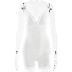 Cyflymder  European and American Hot Girl Style Lace Solid Color Jumpsuit Sexy Fashion Simple Wear New Suspender Body Shaper for Women