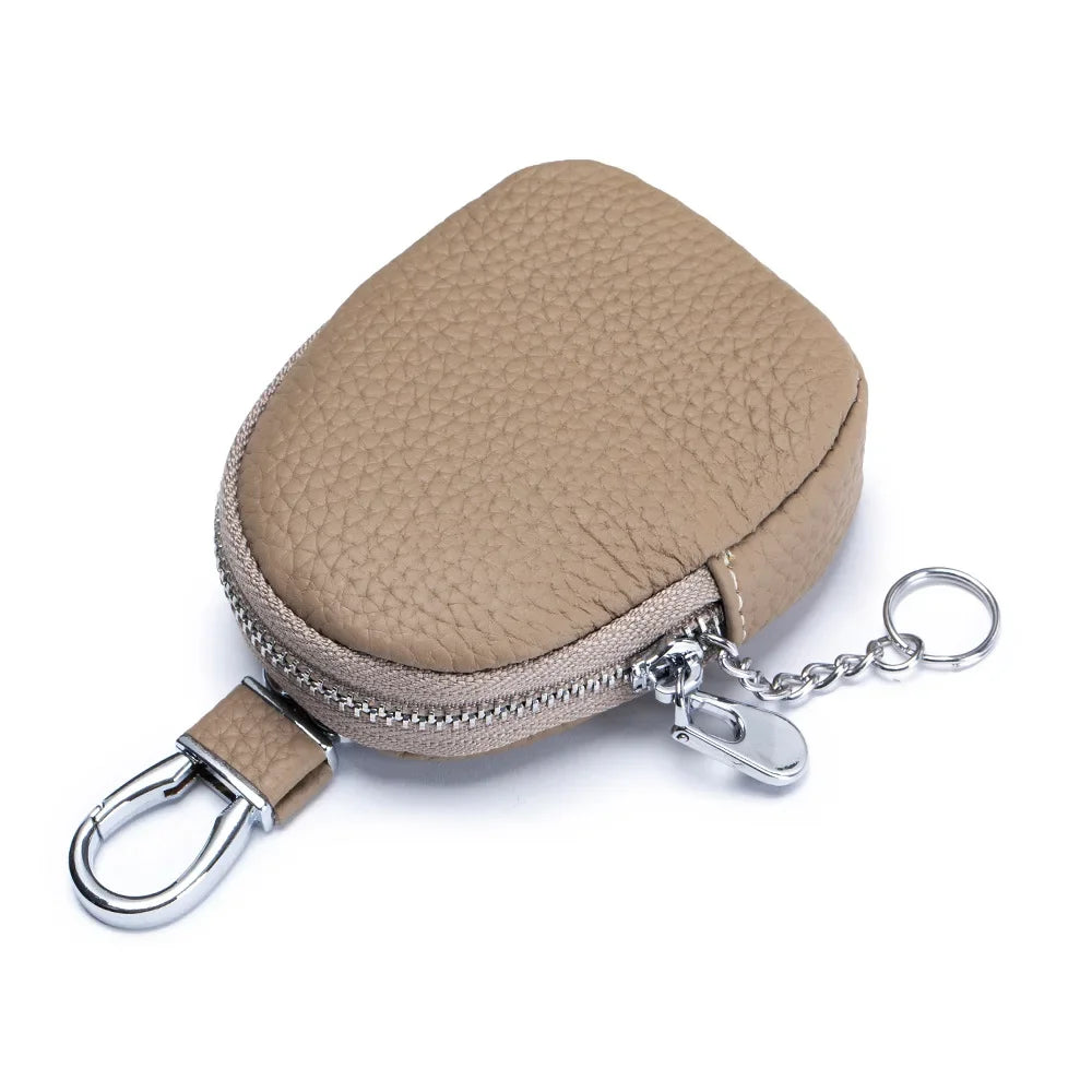 Cyflymder New Leather Coin Purse Small Women Change Wallet Personalize Mini Key Ring Pouch earphone Storage Bag girls Gift