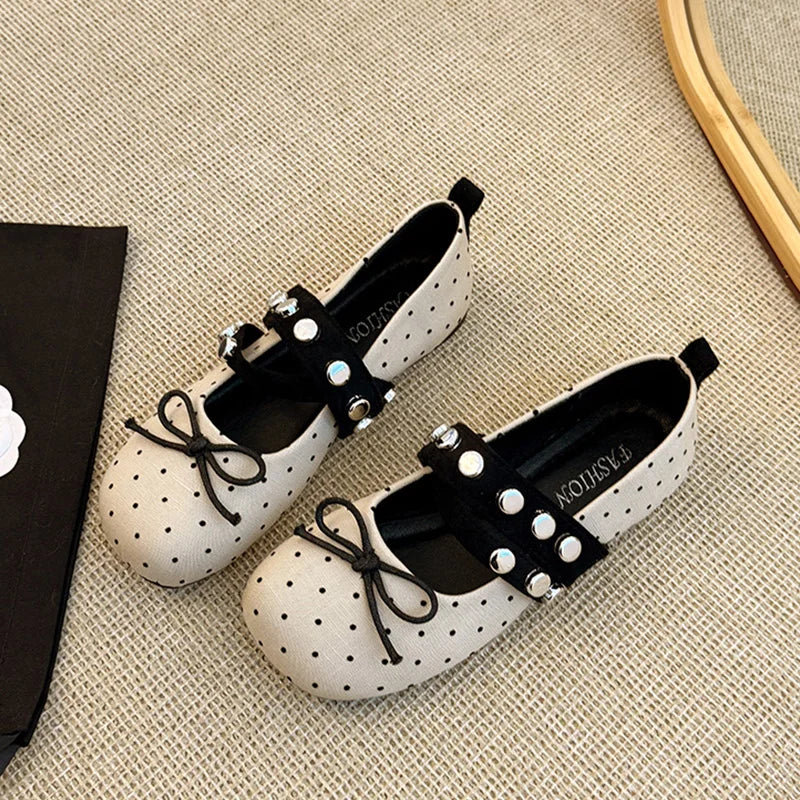 Cyflymder  Bow Women's Mary Jane Shoes Flats Fashion Casual Shoes for Woman Elegant Lolita Sandals New Shallow Sport Dress Mujer Zapatillas