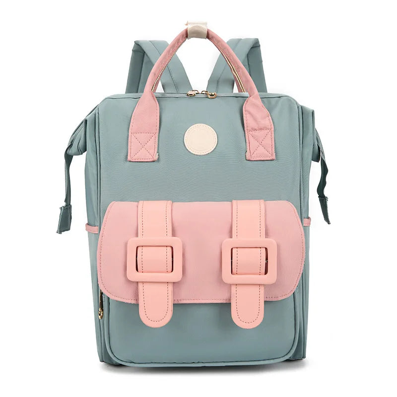 Cyflymder  Insulated Waterproof Mama Backpack - Large Capacity Nursing Bag for Women, Stylish Diaper Bag with Multi-Compartment & Thermal