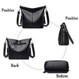 Cyflymder Soft Leather Hand Crossbody Bags for Women New Luxury Handbags Women Casual Shoulder Bag Designer Tote Bag bolsa feminina