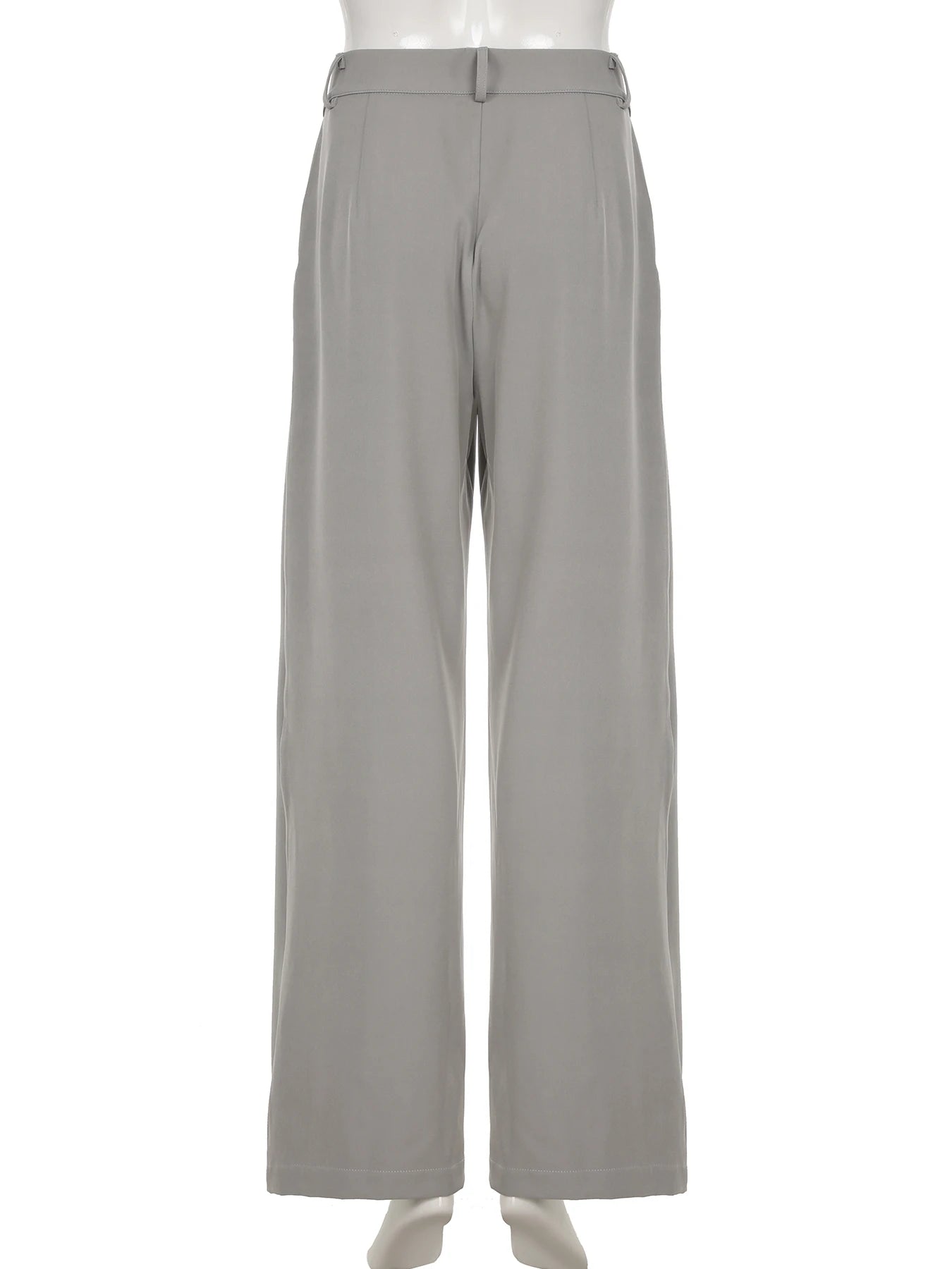 Cyflymder  Casual Solid Straight Suit Pants Basic High Waisted Wide Leg Pants Women Autumn Spring Fashion Streetwear Ladies