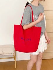 Cyflymder  Summer Fashion Durable Double-Sided Nylon Tote Bag Women's Large Capacity Casual Shoulder Bag Trendy Bear Lady Handbag