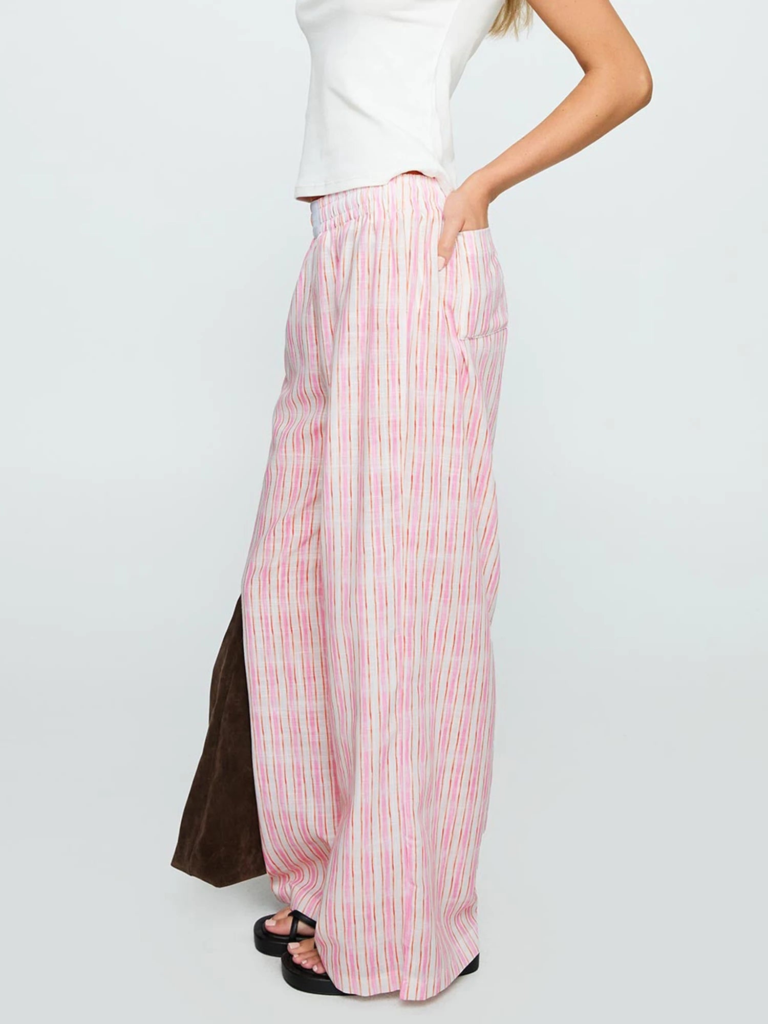Cyflymder  Women s Plaid Print Relaxed Fit Pants with Adjustable Drawstring Waistband for Versatile Styling Options Throughout the Year