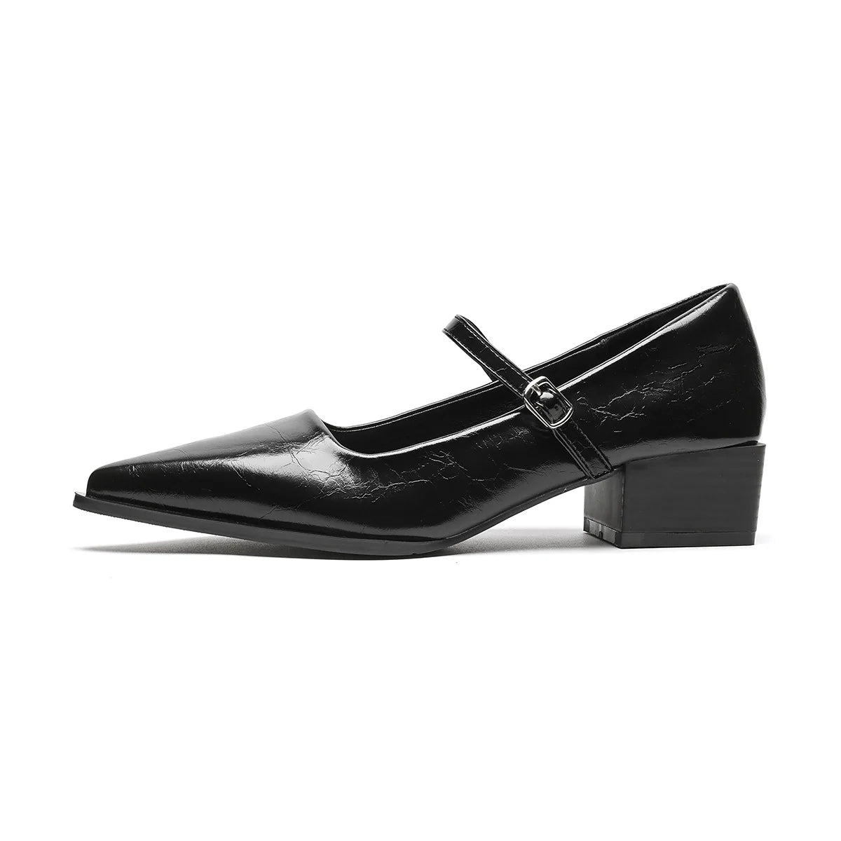 Cyflymder   New Womens Mary Jane Shoes Fashion Soft Leather Low Heels for Woman French Pointed Tip Casual Shoes Designer Shoes Zapatos Mujer