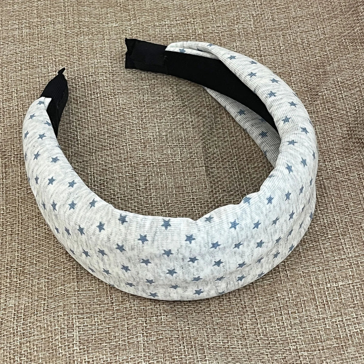 Cyflymder  1PC Cute Star Polka Dot Wide Headband, Soft Sweet Hair Hoop, Heighten Cranial Top Face Slimming Women Fashion Hair Accessories