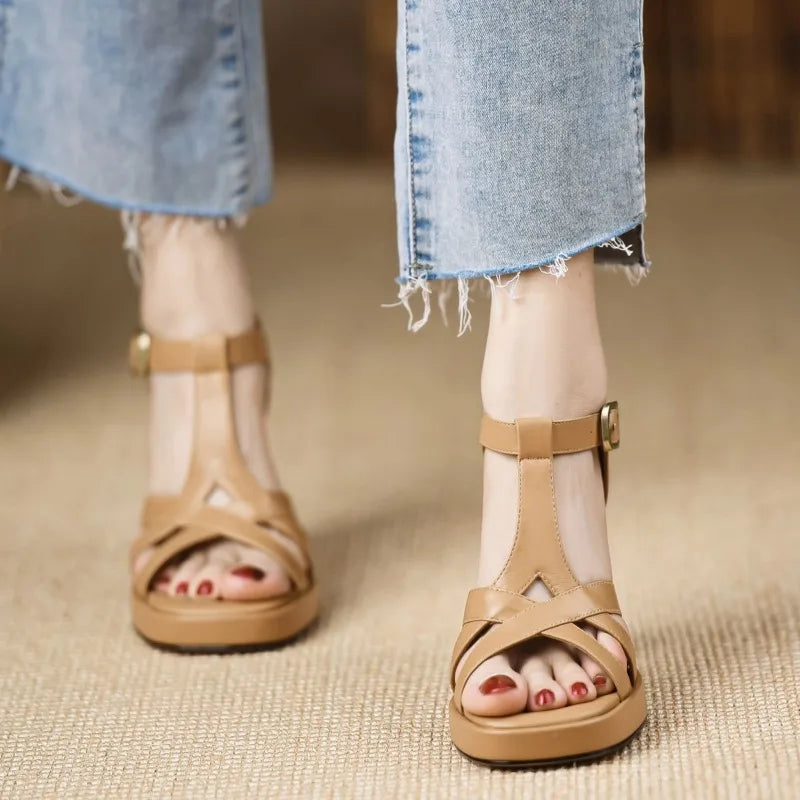 Cyflymder  Fashion Open Toe Pole Dance Shoes Stiletto Mujer New 2025 Women Platform Gladiator Sandals Pumps