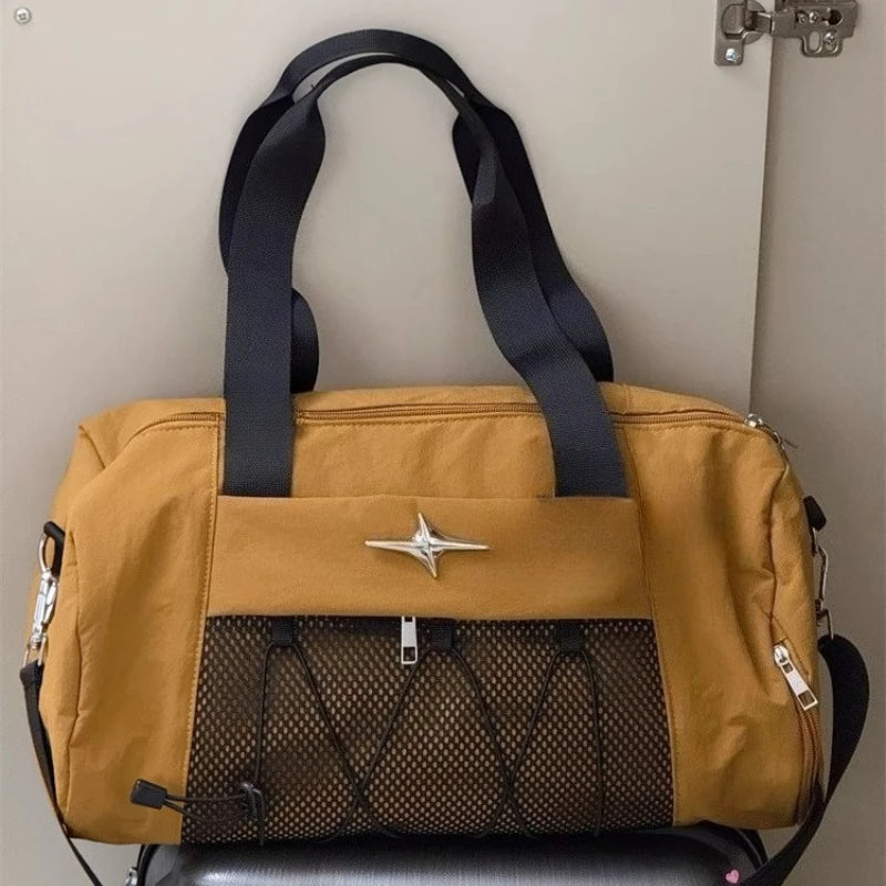 Cyflymder  Vintage Y2k Aesthetic Simple Gym Bags Women Casual Shoulder Underarm Bag Grunge All Match Trendy Handbags Crossbody Streetwear