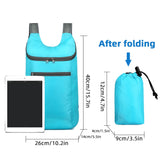 Cyflymder High-capacity Bag Lightweight Portable Backpack Foldable Waterproof Folding Ultralight Pack for Women Men Outdoor Travel Hiking