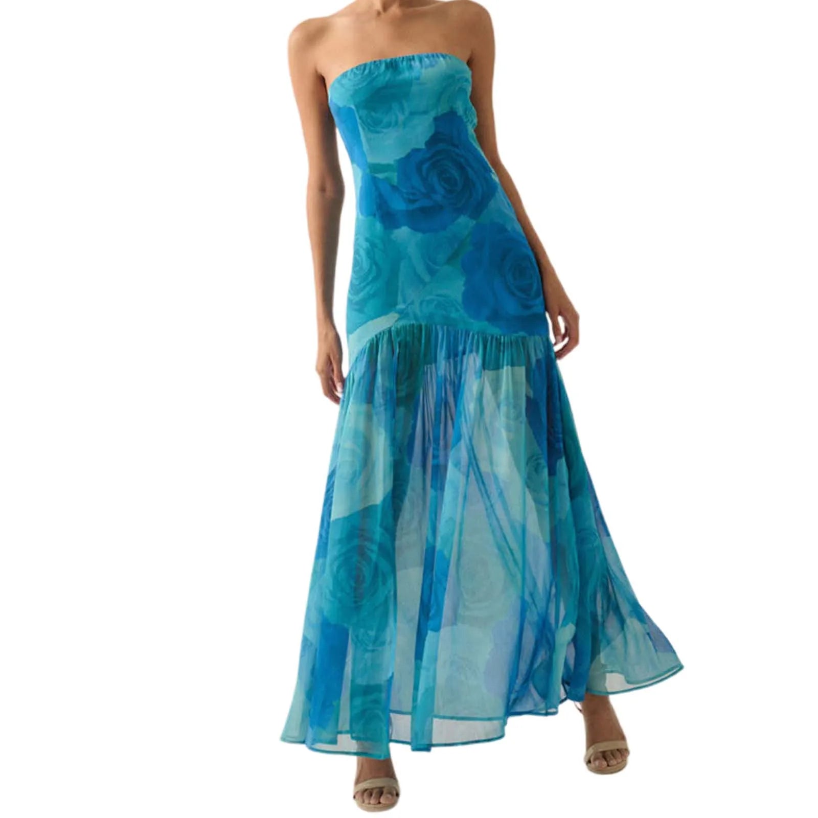 Cyflymder  Elegant Black Lace Halter Neck Maxi Dress with Side Slit and Open Back for Evening Party Wedding Prom Clubwear