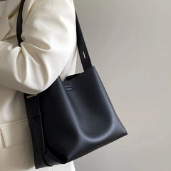 Cyflymder  Y2k Aesthetic Vintage All Match Simple Shoulder Bags Office Lady Elegant Casual Underarm Bag Solid Korean Fairy Women's Handbags