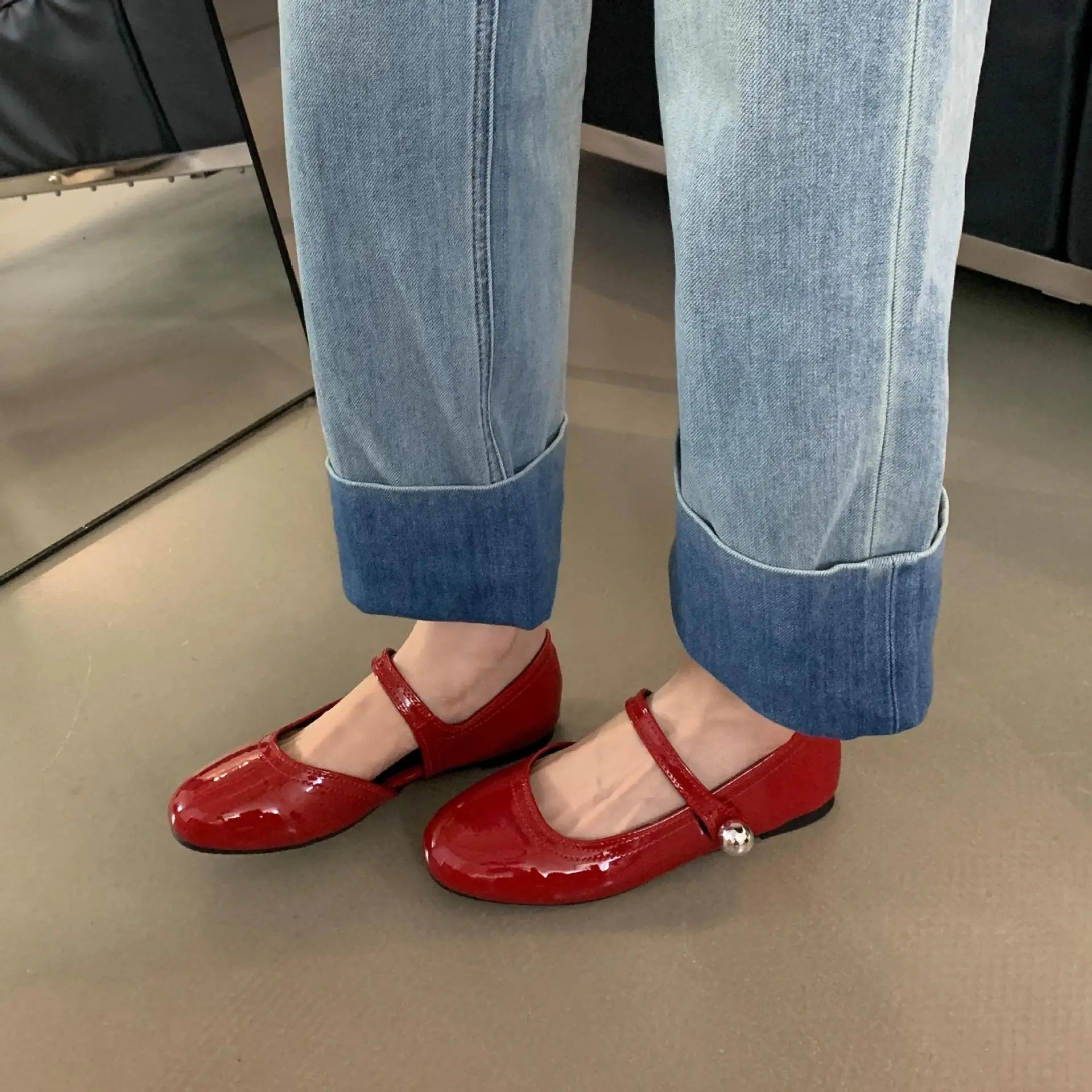 Cyflymder  Round Toe Shoes Woman Casual Female Sneakers Shallow Mouth Flats Modis Autumn New Dress Winter Cute Fall Comfortable Leisur