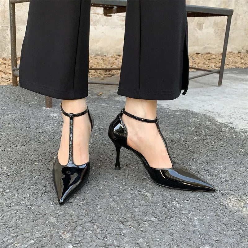 Cyflymder  Spring Autumn Brand Women Pumps Shoes Fashion Pointed Toe Ladies Elegant Hollow Out Sandals Fashion women shoes