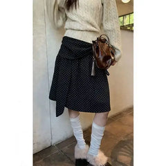 Cyflymder  Polka Dot Skirt Y2k 2000s Vintage Harajuku Korea Midi Skirt Punk Summer Hot Girl Fashion Elegant Women's Skirts Basics Hot Girl