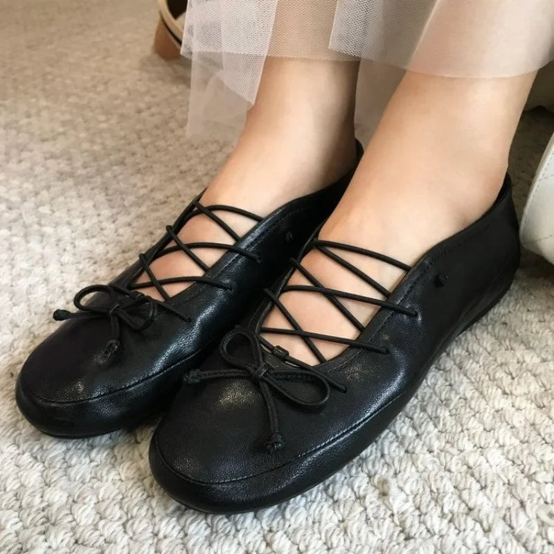 Cyflymder  Fashion New Bow Tie Comfortable Work Sneakers Spring and Autumn Hot Selling Elegant Sexy Round Toe Casual Flat Shoes Women's