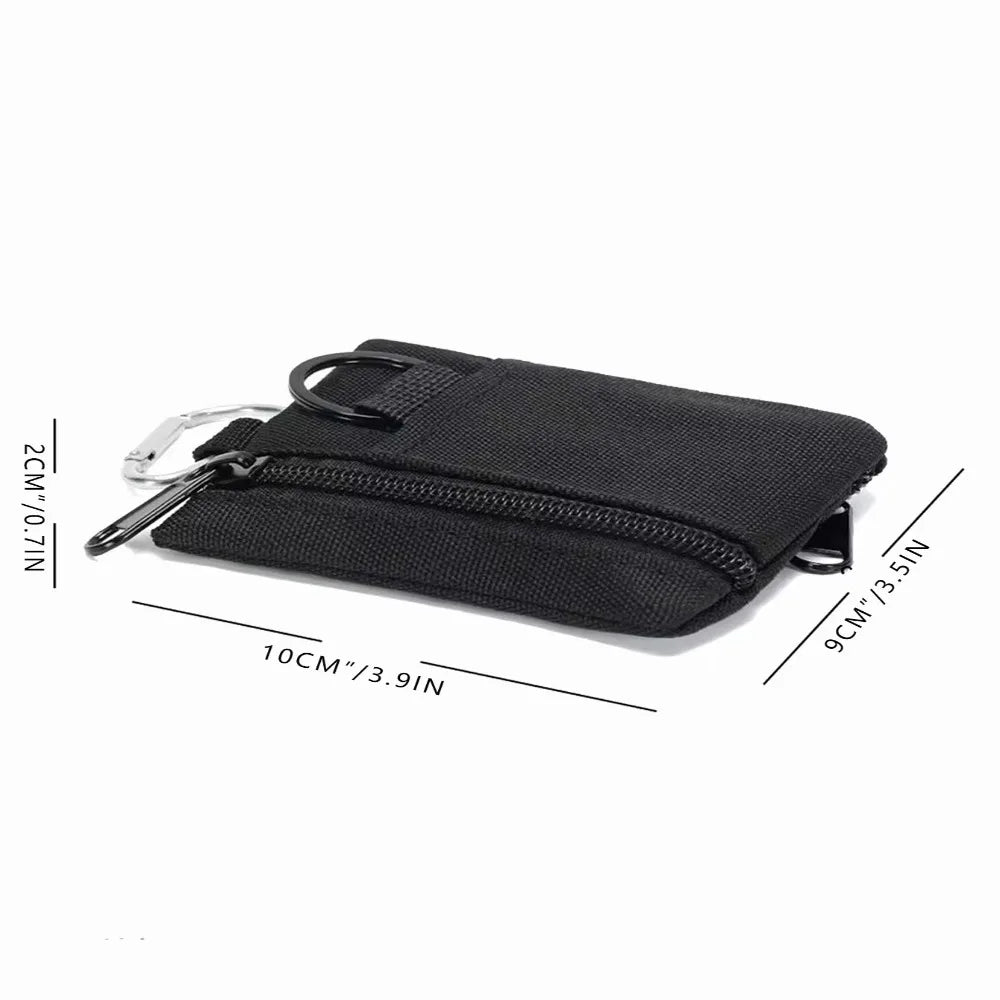 Cyflymder Outdoor EDC Molle Pouch Wallet Zipper Waist Fanny Pack Mobile Phone Pouch Belt Waist Bag EDC Gear Bag