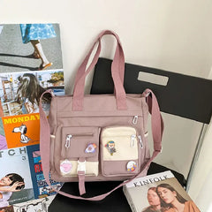 Cyflymder  Nylon Ladies Tote Messenger Bag Oxford Handbag Cross body Bags for Girls Satchels Waterproof Canvas Women Handbags Shoulder Bags