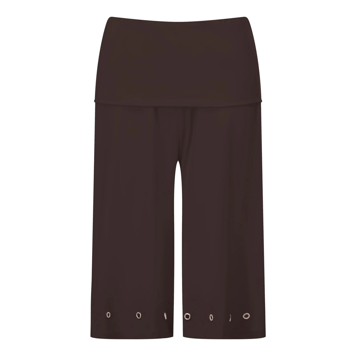 Cyflymder  Women Sexy y2k Low Waist Capri Leggings Yoga Pants Solid Color Elastic Waist Fold Over Stretch Going Out Cropped Pants Bottoms