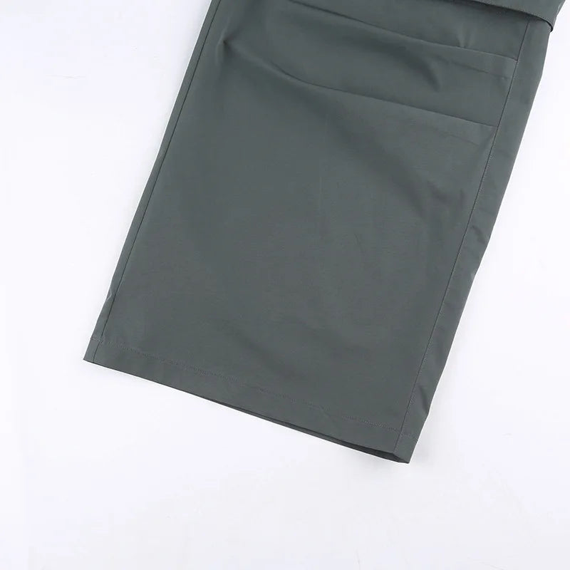 Cyflymder  American Retro Baggy Cargo Pants Y2K Streetwear Low-Waisted Wide Leg Trousers Female Fashion Big Pocket Straight Pants