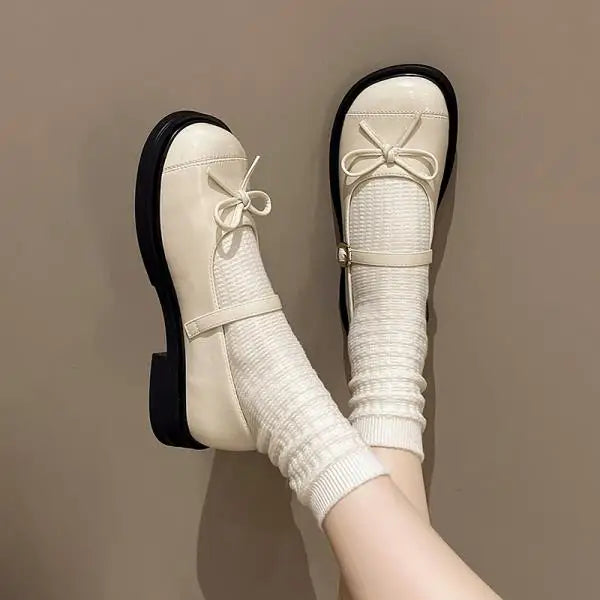 Cyflymder  Shoes Woman 2025 Modis Oxfords British Style Female Footwear All-Match New Cute Leather Preppy Dress Summer Fashion Mary Janes