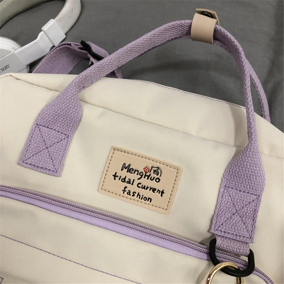 Cyflymder  Kawaii Backpack Women Back Pack Cute Mochila Japanese High School Girls Backpack School Bags for Teenage Girls Multi Pockets Sac