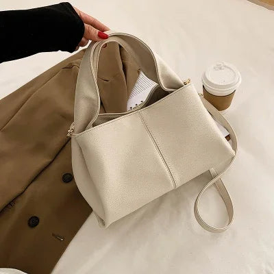 Cyflymder  Women handbag new Brand Trendy Lady Shoulder bags Luxury Totes Soft PU Leather Crossbody Bags bolsas Casual big totes beige