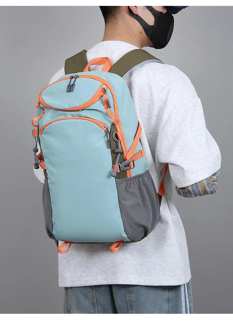 Cyflymder  Outdoor Climbing Backpack Large Storage Travel Communting Shopping Camping Bag Short Distance College Laptop Portable Schoolbag
