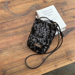 Cyflymder   New Mini Sequins Crossbody Bags for Women Designer Evening Party Bling Bling Shoulder Bags Handbags and Purses New Trendy