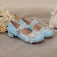Cyflymder  Low Sewing Hoof Heels PU TPR Low PU TPR Sewing Hoof