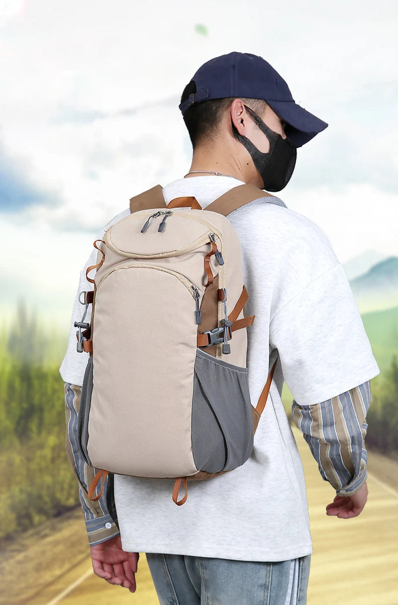 Cyflymder  Outdoor Climbing Backpack Large Storage Travel Communting Shopping Camping Bag Short Distance College Laptop Portable Schoolbag