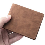 Cyflymder New Wallet Men Short Dollar Clip Zipper Simple Soft Leather Lightweight