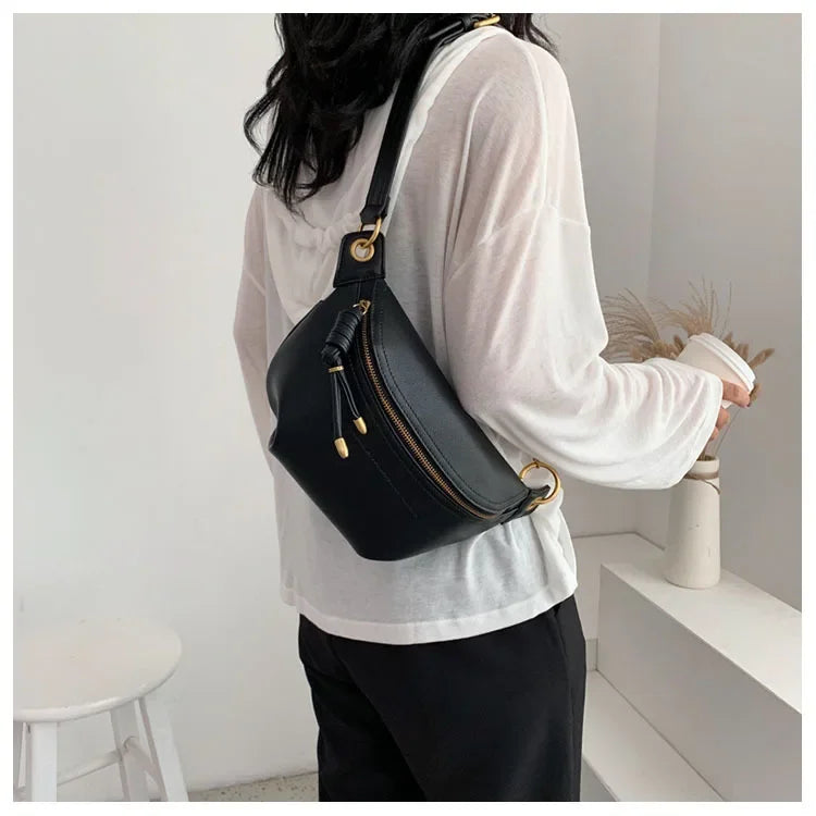 Cyflymder  Designer Chest Bags for Women Knitting Crossbody Bags Chains Ladies Chest Handbag Travel Bag Fashion Knitting Bag New