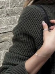 Cyflymder  Y2k Aesthetic Vintage Stand Neck Knitted Cardigan Autumn Solid Casual Women Sweater Harajuku Grunge Zipper Cardigans Femme
