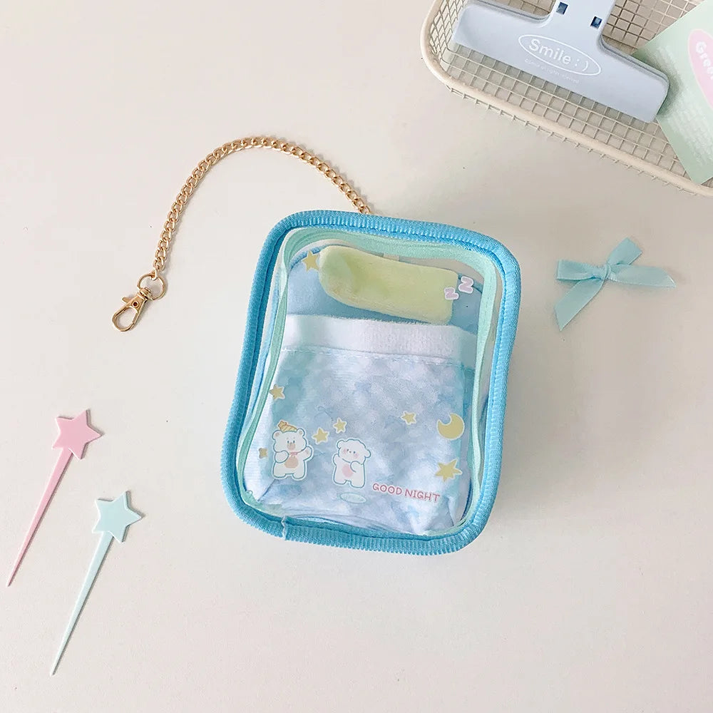 Cyflymder  Simplicity Sweet Kpop Photocard Holder with Lanyard Fashion Badge Pin Ita Bag for Girl Japanese Kawaii Displaying Photo Card Bag