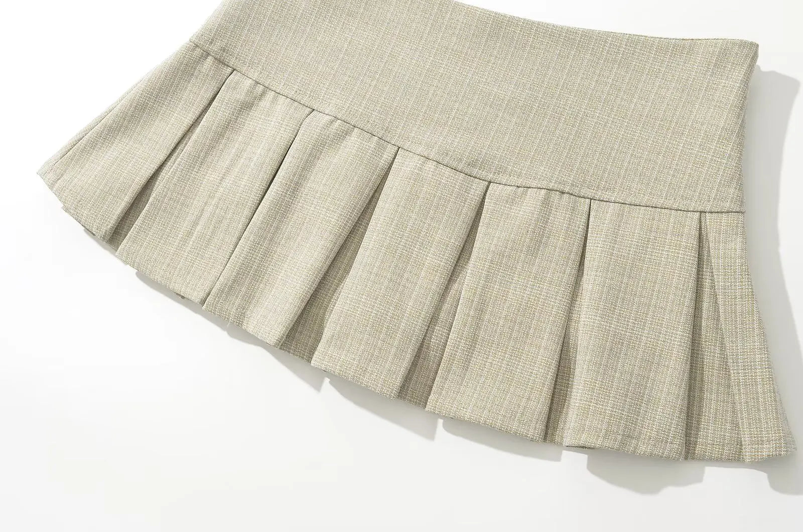 Cyflymder American Retro Pleated Mini Skirt Women Sexy Low Waist Summer Skirts Cool Girl Y2K saia