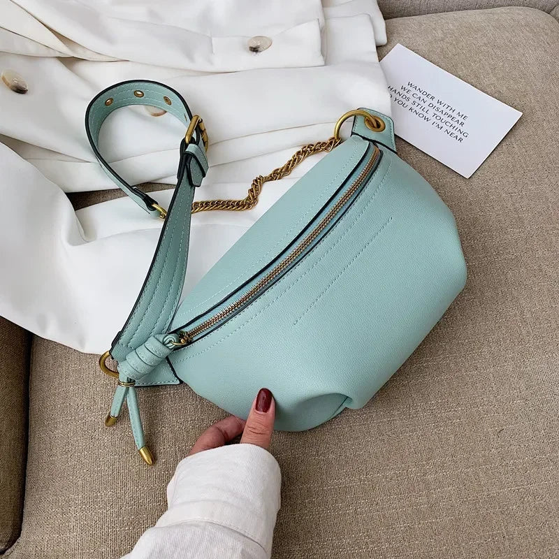 Cyflymder  Designer Chest Bags for Women Knitting Crossbody Bags Chains Ladies Chest Handbag Travel Bag Fashion Knitting Bag New