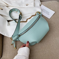 Cyflymder  Designer Chest Bags for Women Knitting Crossbody Bags Chains Ladies Chest Handbag Travel Bag Fashion Knitting Bag New