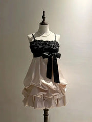 Cyflymder   Women Sweet Y2k Mini Dress Harajuku Vintage Sleeveless Dress Japanese Cute Casual Summer Outfit