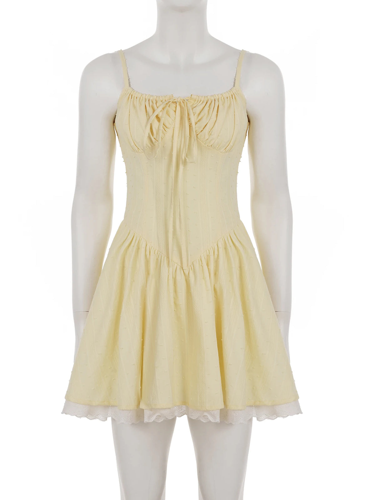 Cyflymder  Prairie Chic Slim A-Line Dress Sexy Slash Neck Sleeveless Mini Dresses For Women Summer Fashion Streetwear Ladies