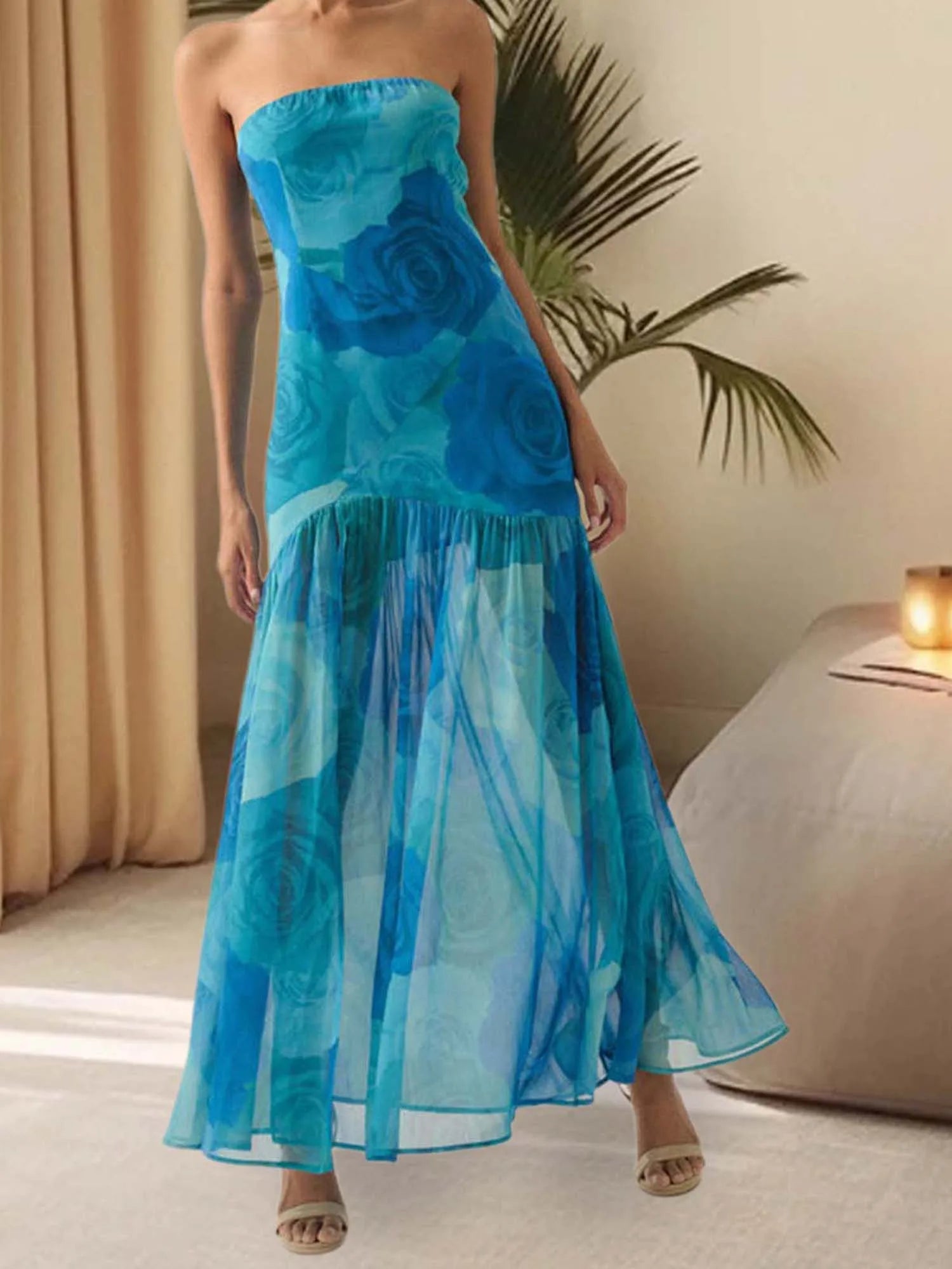 Cyflymder  Elegant Black Lace Halter Neck Maxi Dress with Side Slit and Open Back for Evening Party Wedding Prom Clubwear