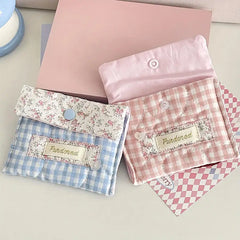 Cyflymder  Fashion Women Cartoon Makeup Bag Pink Buckle Coins Lipsticks Cosmetic Storage Pouch Portable Mini Make Up For Gift2025 NEW