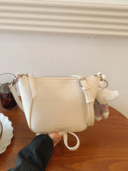 Cyflymder  Trendy Retro Underarm Bag for Women New Style Versatile Commuter Single Shoulder Crossbody Bag Korean Style Polyester Li...