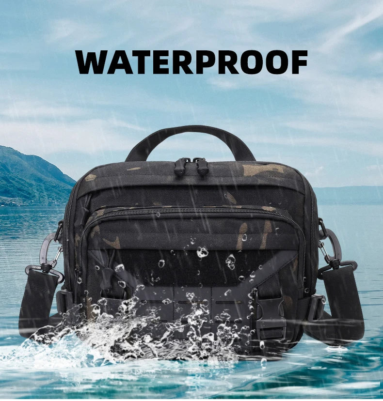 Cyflymder  Tactical Climbing Bag Molle Large Messenger Outdoor Travel Sports Commuting Camping Shoulder Crossbody Bags Weekend Trip Handbag