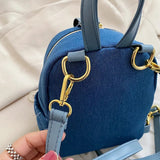 Cyflymder Fashion Denim Women Backpack Luxury Designer Backpacks Small School Bag for Girls Backpack Cute Shoulder Bags Mochila Feminina